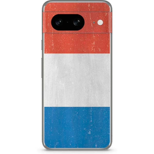 Netherlands Flag Distressed Google Pixel 8 Skin